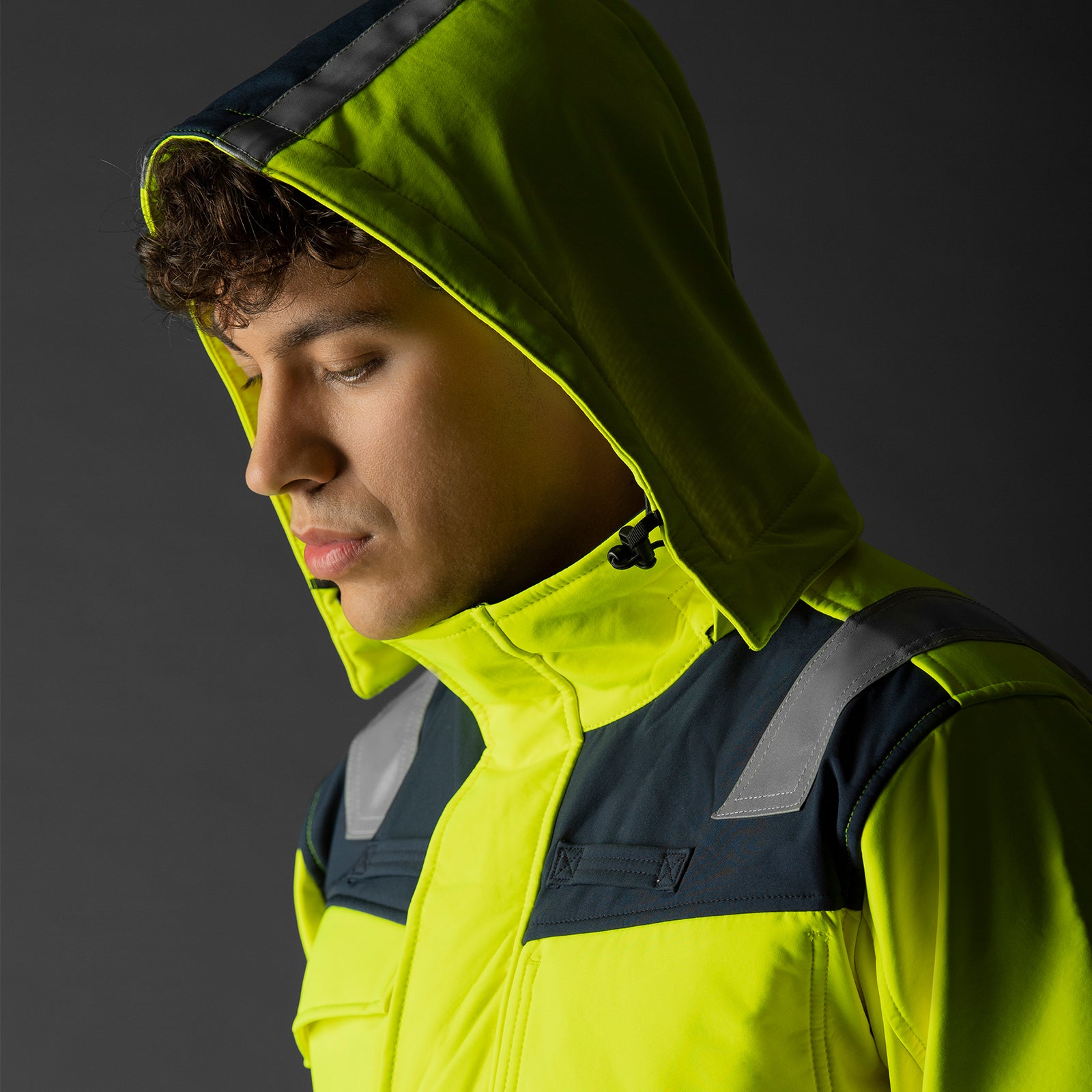Model wearing multi standard bicolor