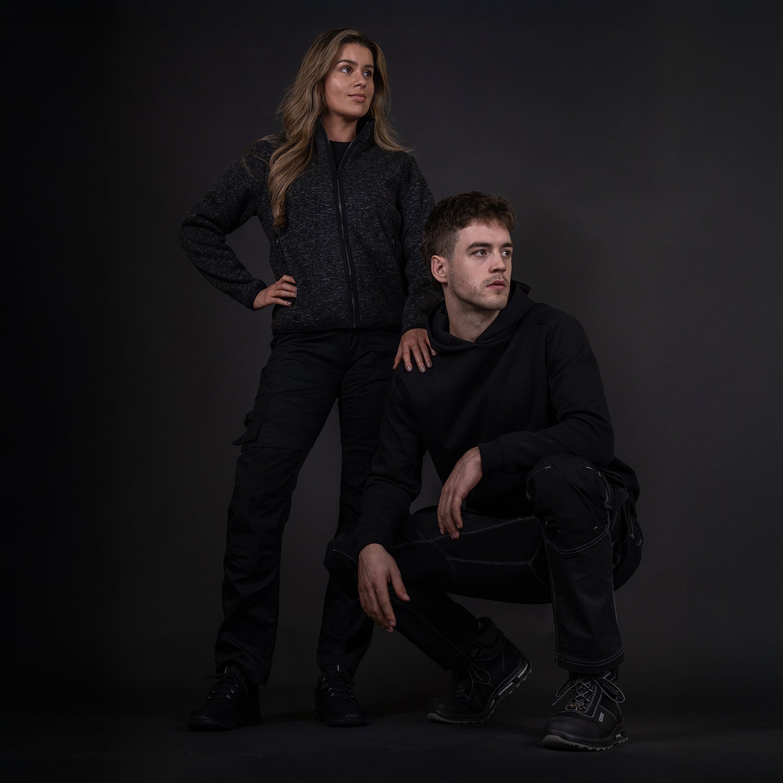 Man and woman wearing Unicolor Redefined