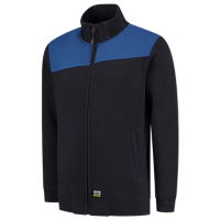 Sweatjacke Bicolor Quernaht