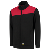 Sweatjacke Bicolor Quernaht