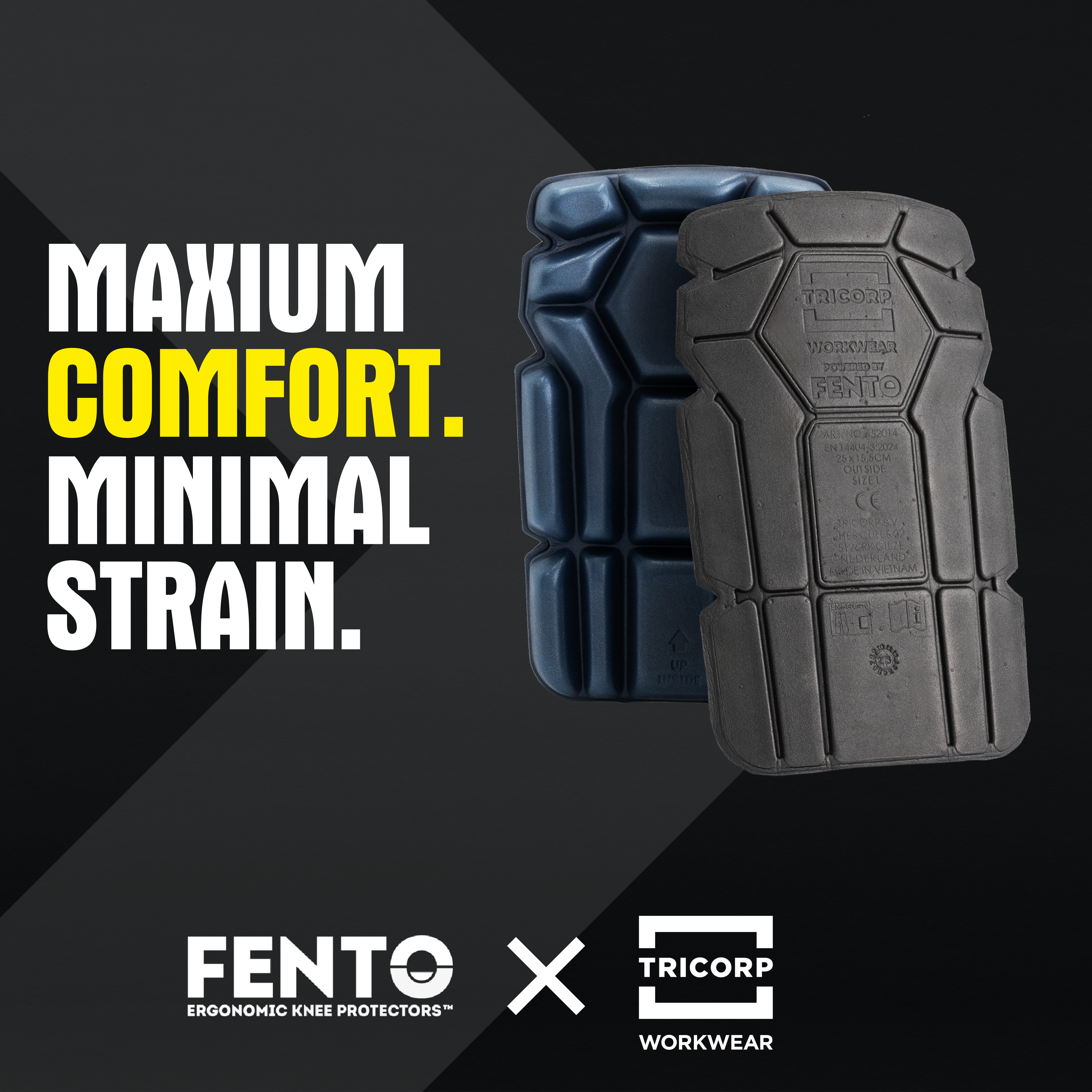 FENTO × TRICORP: ergonomische kniestukken