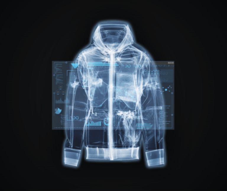 Afbeelding transparante jas