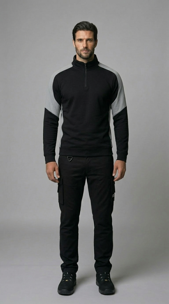 Zip Sweater Bicolor Redefined