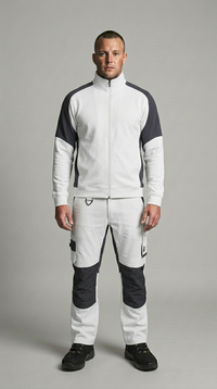 Sweat Zippé Bicolore Redefined