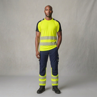 Pantalon de Travail en Tissu Extensible dans 2 Directions Haute Visibilité Redefined