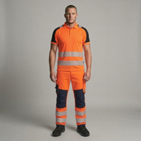 Pantalon de Travail en Tissu Extensible Fonctionnelle Haute Visibilité Redefined Genoux Renforcés