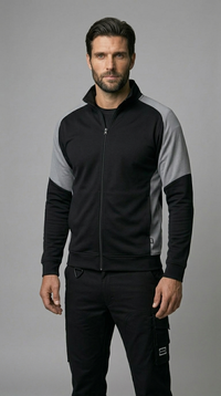 Sweat Zippé Bicolore Redefined