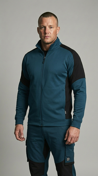 Sweat Zippé Bicolore Redefined