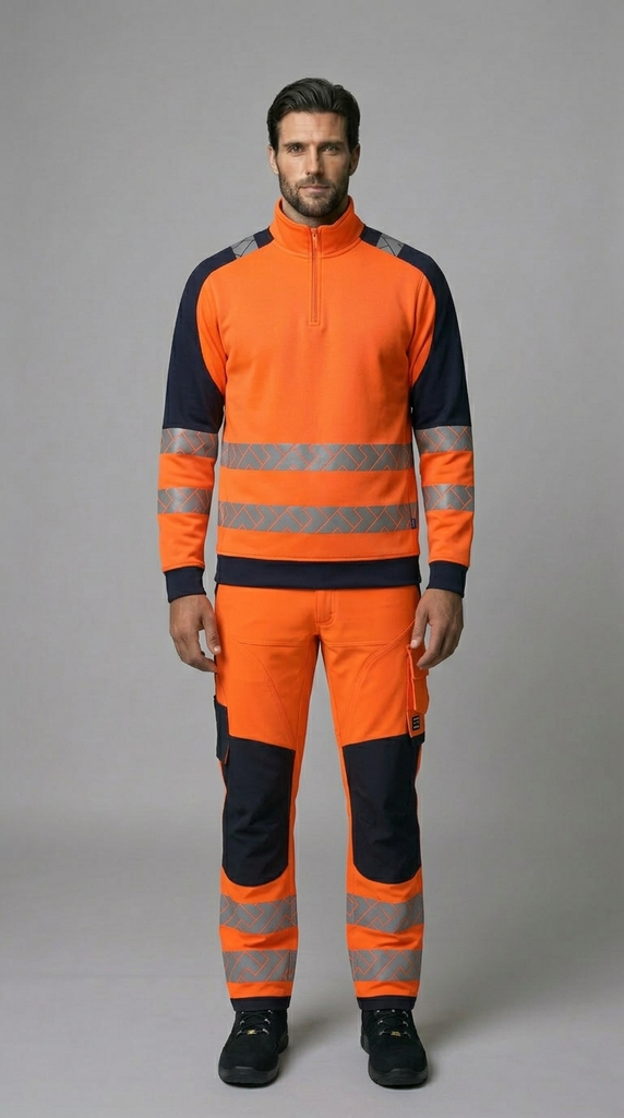 Pantalon de Travail en Tissu Extensible dans 4 Directions Haute Visibilité Redefined