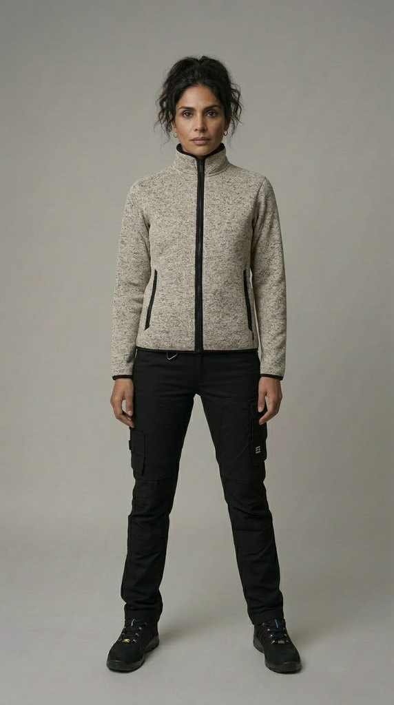 Women's Knitted Fleece Jacket Redefined