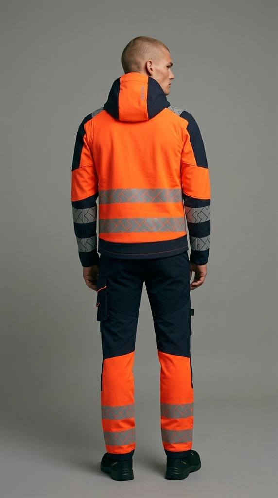 Pantalon de Travail en Tissu Extensible Fonctionnelle Haute Visibilité Redefined