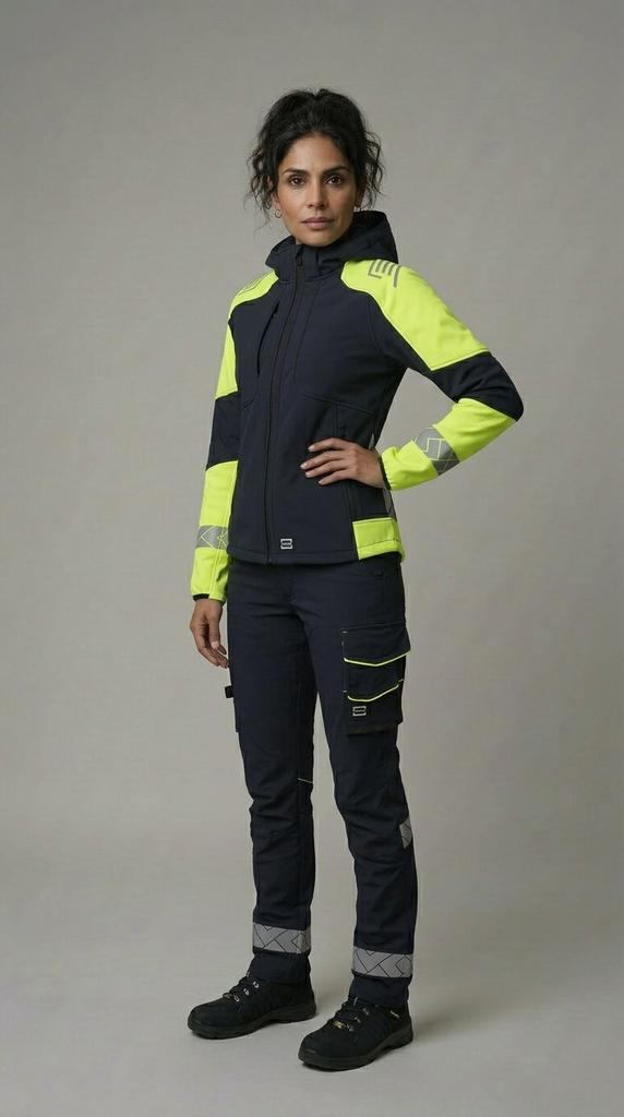Softshell Capuchon Reflective Redefined Dames