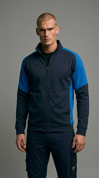 Sweat Zippé Bicolore Redefined