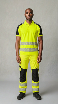 Poloshirt Visibility Redefined Industriell Waschbar
