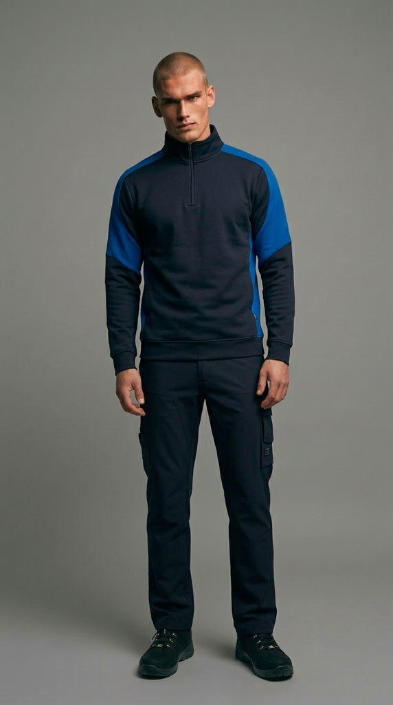 Zip Sweater Bicolor Redefined