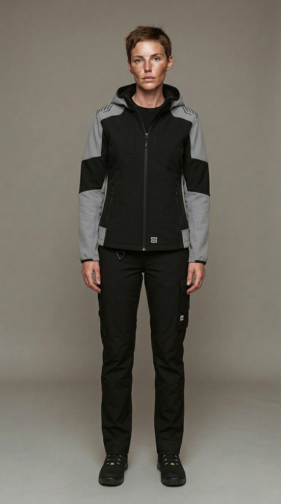 Women's Hooded Softshell Bicolor Redefined