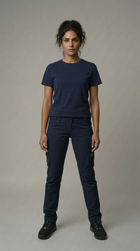 Pantalon de Travail en Tissu Extensible dans 2 Directions Redefined Femme