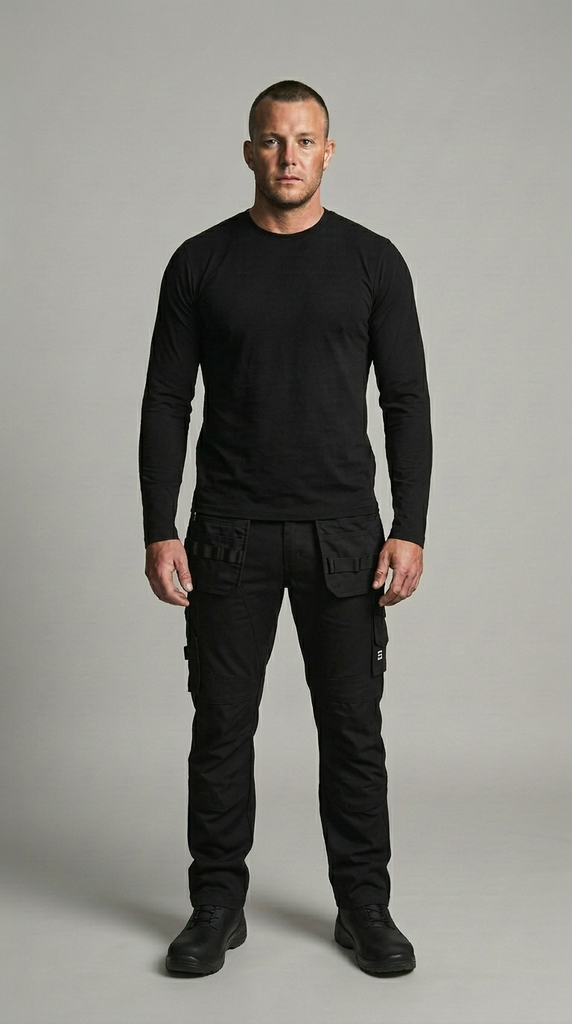 Pantalon de Travail en Tissu Extensible Fonctionnelle Redefined Poches Battantes