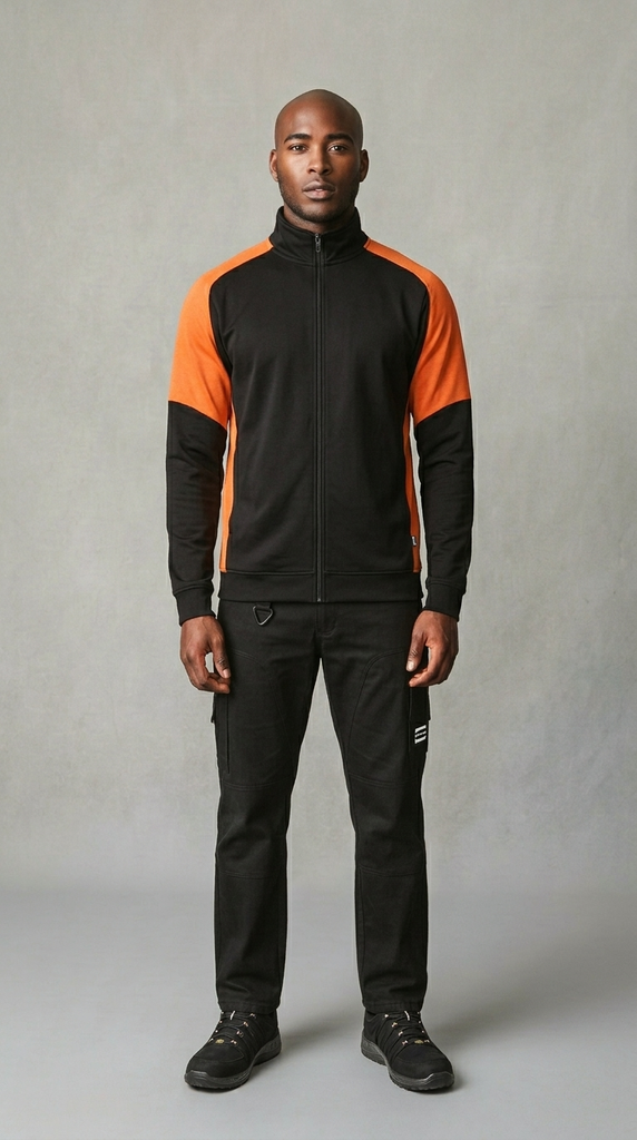 Sweat Zippé Bicolore Redefined