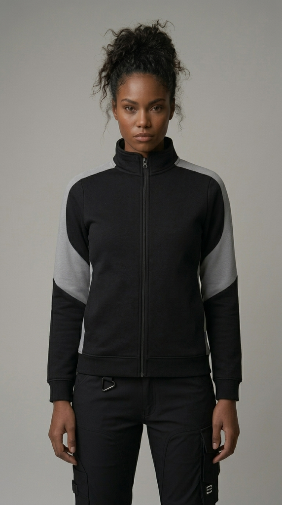 Women's Sweat Jacket Bicolor Redefined