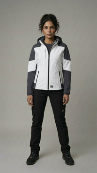 Women's Hooded Softshell Bicolor Redefined