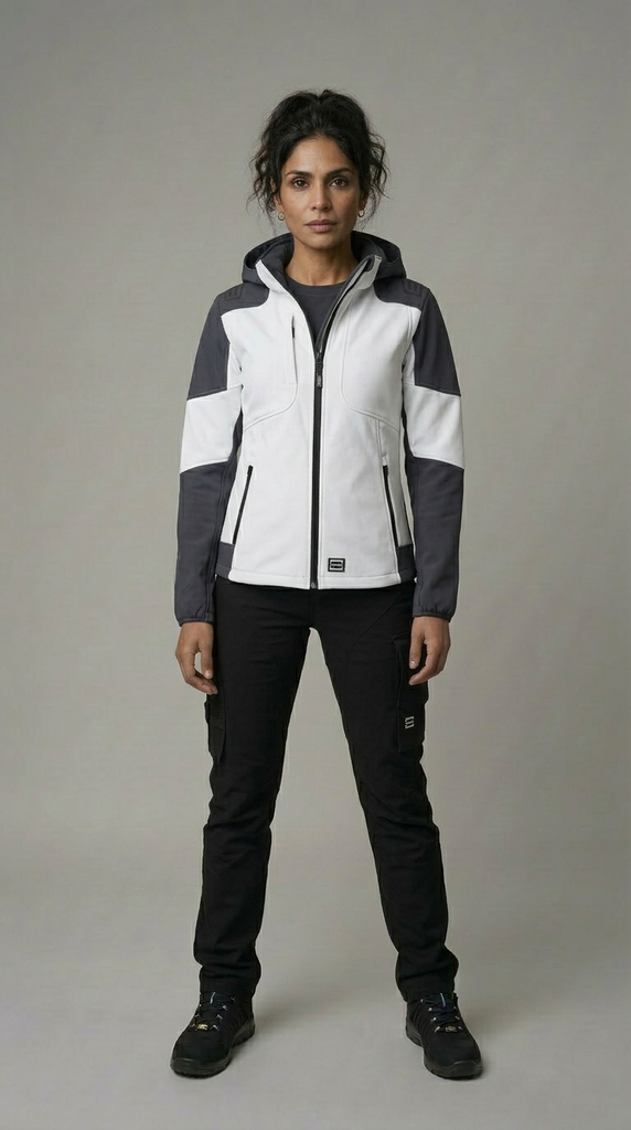 Women's Hooded Softshell Bicolor Redefined