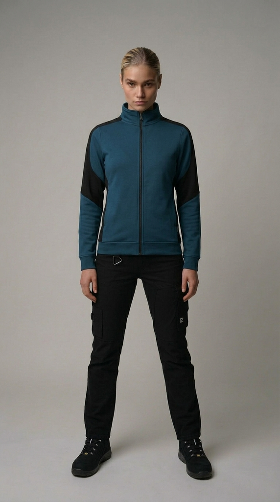 Women's Sweat Jacket Bicolor Redefined