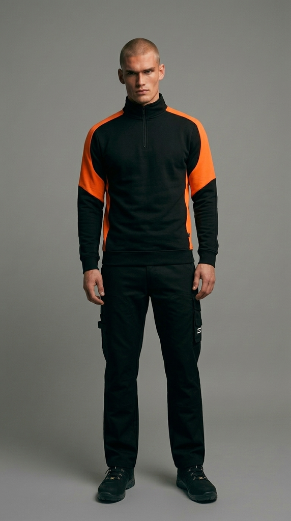 Zip Sweater Bicolor Redefined