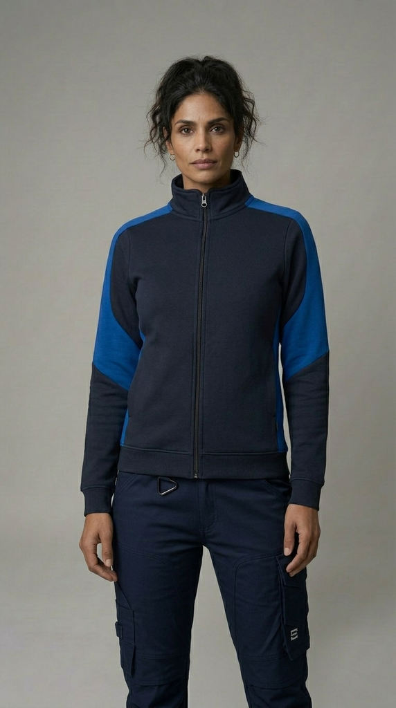 Women's Sweat Jacket Bicolor Redefined