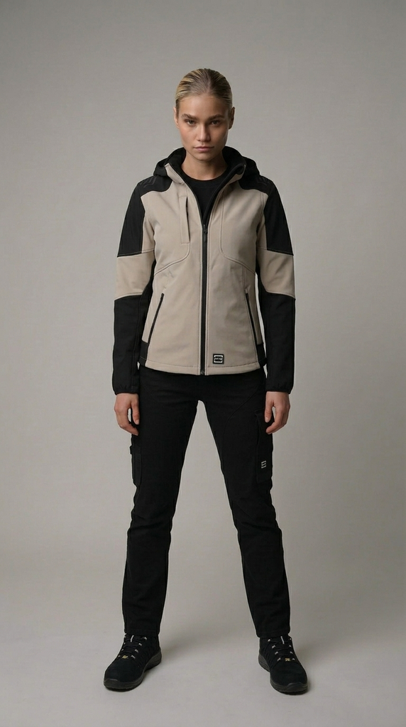 Women's Hooded Softshell Bicolor Redefined